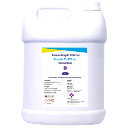 Formaldehyde Solution 40% (Formalin) – 5 Litres