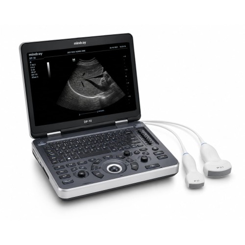 MINDRAY DP-10 PORTABLE ULTRASOUND MACHINE 2 PROBES (Linear & Convex)